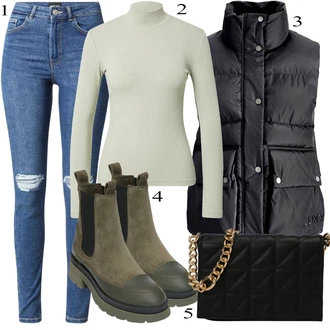 Outfit sa Crna misspap "Jesenski Outfit"