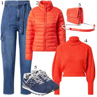 outfit mit Torba za čez ramo bershka "Padajoča oblačila"