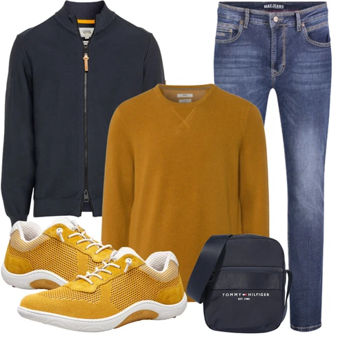 Schwarz Sweatshirt/Hoodie Camel Active kombinieren