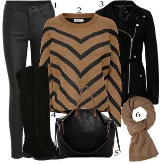 Motorka Zima Outfit s Černá Sametová Bunda/Motorkářské Bund/Manšestrová Bunda/Motorkářská Bunda/Vojenské Bund/Vlněná Bund/Jezdecká Bunda/Bunda s Bočním Zipem Freaky Nation "Podzimní Outfit"Look: Jízda na koni, Motorka