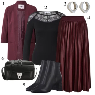 outfit mit Črna Škorenj Tamaris "Poslovna oblačila"