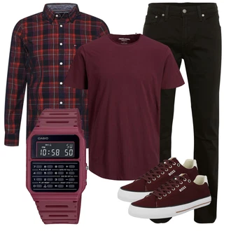Elegant Outfit mit Schwarz/Dunkelbraun/Khaki/Braun/Dunkelrot/Dunkelgrün/Bordeaux Hose Große Größe/CordHose/Twill Hose/Skinny Hose/SamtHose/Cord Legging/Slim Hose/Hose mit Schlitz/Jeggings levi's ® "Praktischer Look"Look: Uni, Smart Casual, Outdoor, Old Money, Schön, Classic, Moderne, Premium, Coole, Elegant
