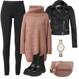 Outfity s gumovými kotníkovými botami z lnu image