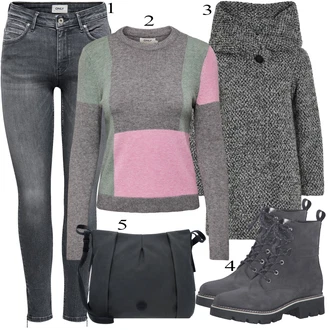 outfit "Padajoča oblačila"