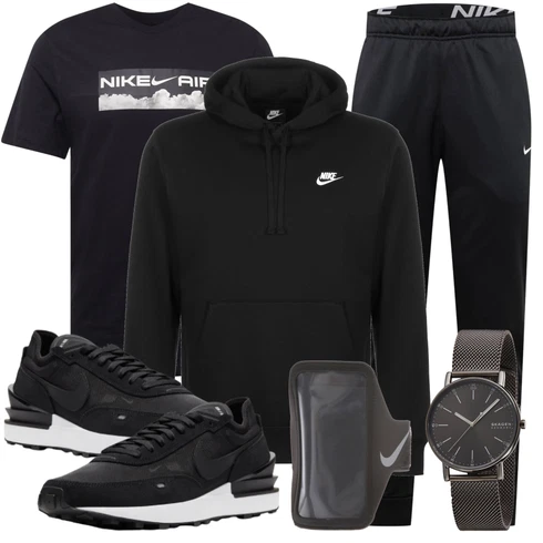 Schwarz Große Größe Sweatmode/Sport Hoodie/Unisex Hoodie/Hoodie/Partner Hoodie/Ausgefallener Hoodie/Sport Sweatshirt Nike Sportswear kombinieren mit Schwarz Sweatmode/Sport Hoodie/Unisex Hoodie/Hoodie/Partner Hoodie/Ausgefallener Hoodie/Sport Sweatshirt Nike Sportswear