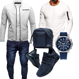 Outfit mit Schwarz Unkategorisiert Lacoste "Stilvoller Look für die Freizeit"