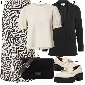 Outfit sa warehouse "Biznis outfiti"