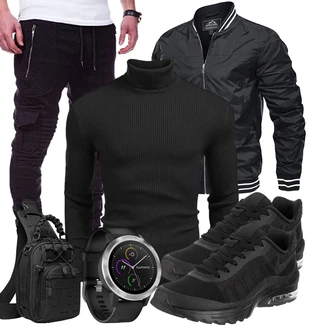 Outfit mit Lila Hose Behype "Super für die Freizeit"