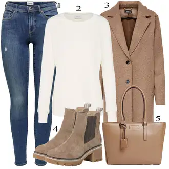 Outfit sa Zeleno Torba Za Preko Ramena/Torba za nošenje/Torbica/Privjesak Calvin Klein "Jesenski Outfit"