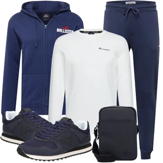 Outfit mit Schuh Sneaker Low Guess "Alltagsoutfit"