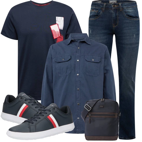 Schwarz Casual T-Shirt Pepe Jeans kombinieren