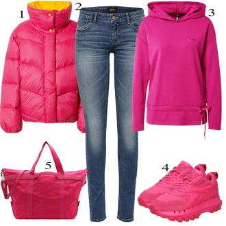 outfit mit Reebok Classic "Padajoča oblačila"