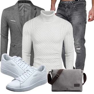 Business Outfits mit Jeans MERISH "Casual Business Outfit"