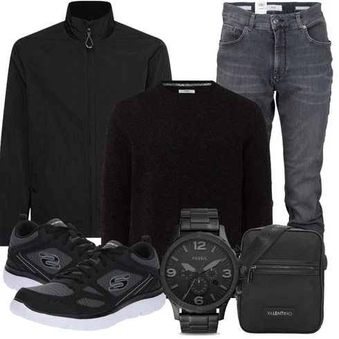 Elegant Schwarz Walkingschuh/gesundheitsschuh/Sommer Sneaker/Schmaler Sneaker/Schuh Ohne Schnürsenkel/Sneaker Low/Schnürschuh/Bequemer Schuh/Turnschuh ohne Schnürsenkel Skechers kombinierenLook: Color Blocking, Outdoor, Skater, Sportlich, Classic, Elegant, Nahtlos
