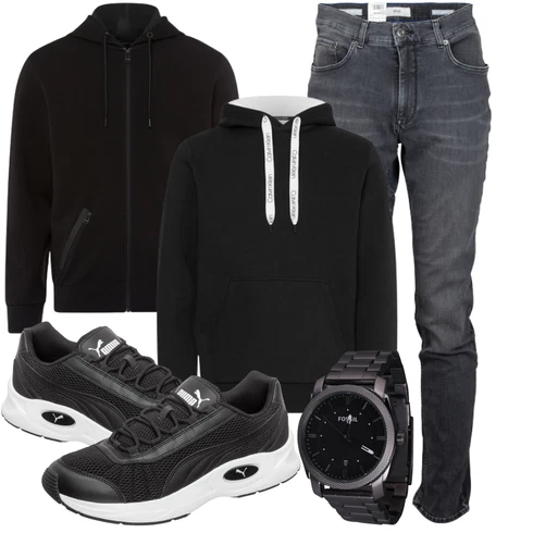 Sweatshirt/Hoodie Calvin Klein kombinieren