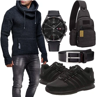 Outfit mit Schwarz Unkategorisiert K-SWISS "Cool für die Freizeit"