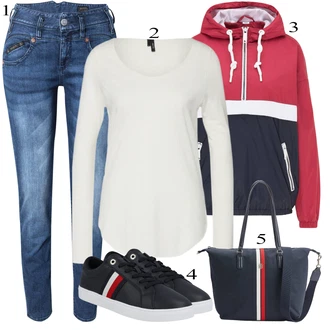 Outfity na festival Dlouhé / Maxi s Modrá Dlouhá tylová sukně/Dlouhý Zimní Kabát/Dlouhé Šaty/Zvonové Džíny/Dlouhá Kalhoty Herrlicher "Podzimní Outfit"