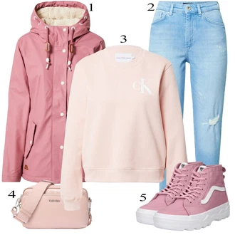 Outfit s Béžová/Šedá Šněrovací Bota/Zimní bota/Nízká bota na podpatku/Teniska na platformě Vans "Podzimní Outfit"