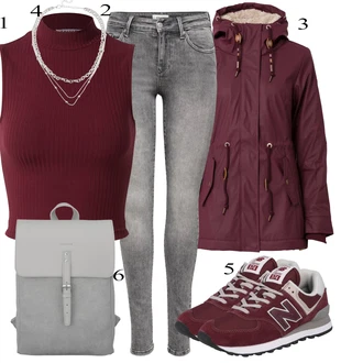 outfit mit Temno Siva/Svetlo Siva/Siva Hlača velika velikost Pajkice Velika Velikost Only "Priložnostna oblačila"