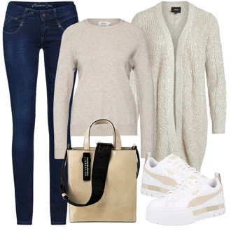 Podzim Outfit s Černá/Modrá/Bílá Kožená bunda/Push up Džín/Kožené Boty/Sweat Džíny/Džíny Regular Fit/Slim Fit Džíny/Kožená Pánská Bund/Zimní bunda Gang "Podzimní Outfit"