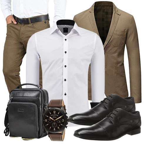 Weiß Accessoire J'S FASHION kombinieren