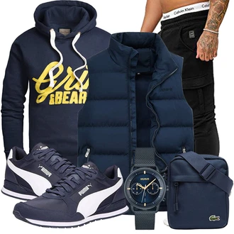 Outfit mit Schwarz Unkategorisiert Lacoste "Freizeit Outfit"