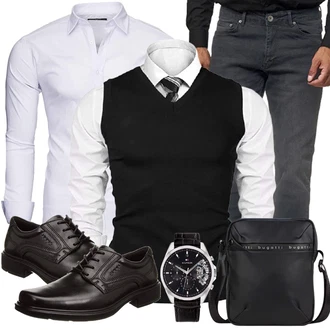 Outfit mit Pullunder iClosam "Freizeit Outfit"