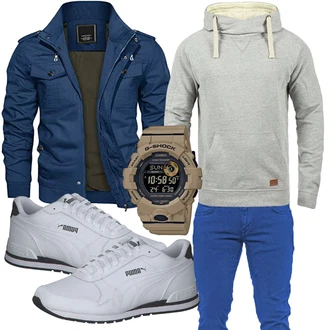 Sport Outfits mit Grau Unkategorisiert Puma "Freizeit Outfit"