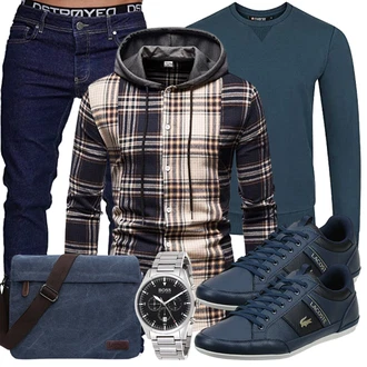 Outfit mit Schwarz Unkategorisiert Lacoste "Freizeit Outfit"