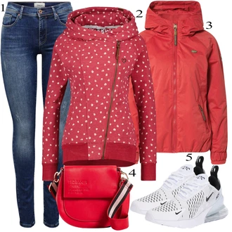 Duga/maxi Outfit sa Plava Kožna Jakna/Traperica Niskog Struka/Traperice Ravne Nogavice/Traperica Niskog Struka/Traper Jakna Only "Tvoj otmjeni outfit"