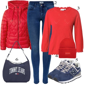 Outfit sa Plava Tenisica New Balance "Tvoj otmjeni outfit"