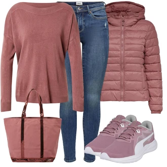 Outfit s Hnědá Shopper Taška/Doplňek Vanessa Bruno "Podzimní Outfit"