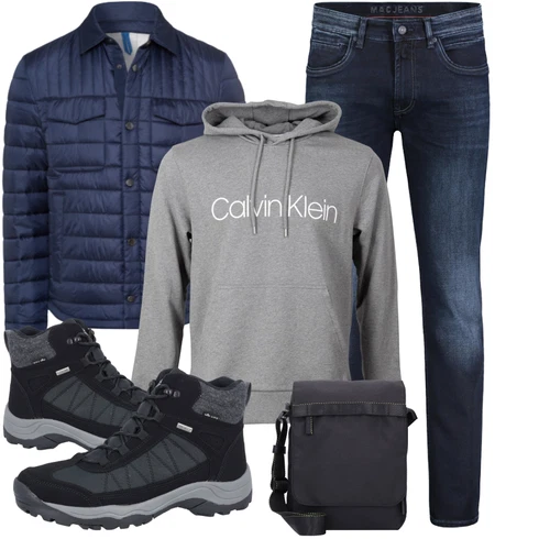 Grau Jeans/Schlaghose MAC kombinieren