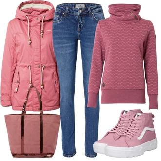 Outfit s Hnědá Shopper Taška/Doplňek Vanessa Bruno "Podzimní Ležérní Outfit"