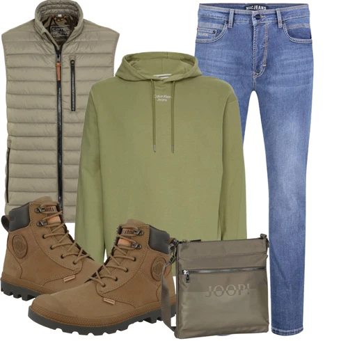 Grün Camel Active kombinieren
