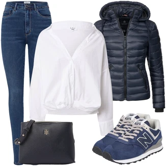 Outfit sa Plava Tenisica New Balance "Jesenski outfiti"