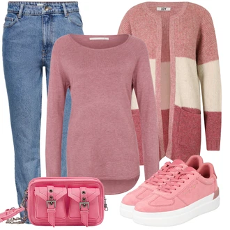 Stil 90-ich Outfit sa Plava/Svjetloplava High Waist Traperice/Mom Jean/Formalna Košulja/Girlfriend Traperice/Dad Traperice/Sužene Traperice/Traperice s Prorezom/Vintage traperice/Boyfriend Jeans/Skraćene Traperice Only "Jesenski outfiti"Look: Stil, Rap, 90-ich