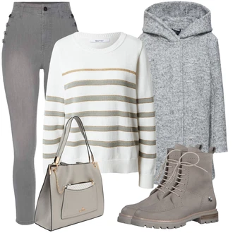 Outfit sa Pink/Crvena/Svjetlosiva Kaput od Vunenog Flisa/Pleteni Kaput/Kaput od Flisa/Kaput od Tvida/Scuba Kaput/Pleteni Flis Kaput/Sako Kaput/Usko Krojena Kaputa/Kratki Kaput Only "Jesenski outfiti"