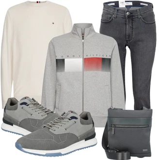 Outfit mit Schuh Sneaker Bullboxer "Lässiger Freizeit Look"