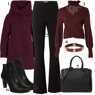 outfit "Padajoča oblačila"