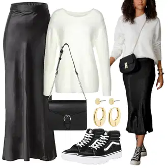 Dlouhé Outfit s Černá Dlouhá tylová Sukně/Vintage Sukně maxi river island "Módní Outfit Inspo"