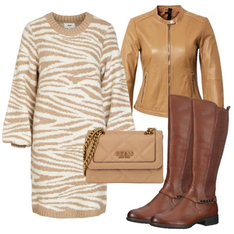 Outfit s Červená Chelsea Boty/Nízká bota na podpatku Tamaris "Podzimní Outfit"