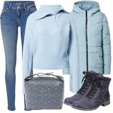 Sportovní kozačky outfity image