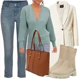 Béžové Paul Green Kozačky Outfity image