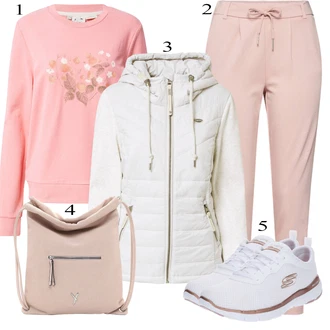 Flex Appeal 3.0 Outfit s Bílá/Zlatý Běžecká bota/Tréninková bota/Gymnastická bota/Tenisová bota/Bota na fitness/Běžecká bota Skechers "Podzimní Outfit"