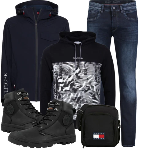 Grau Jeans/Schlaghose MAC kombinieren