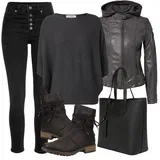 Šedé Džíny Culottes Outfity image