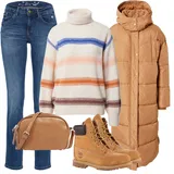 Žluté Timberland Kozačky Outfity image