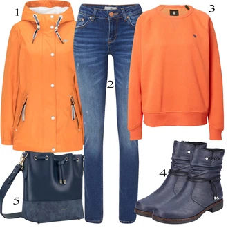 Outfit sa Siva Čizma Iznad Koljena/Dodatak Rieker "Jesenski Outfit"