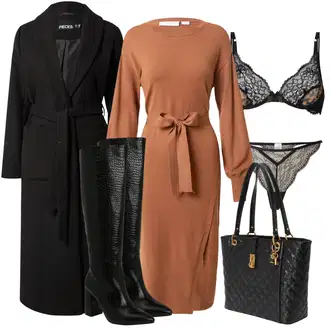 Outfit s Šedá Pánské boty ve velikosti 11 HUNKEMÖLLER "Outfit v podzimních barvách"